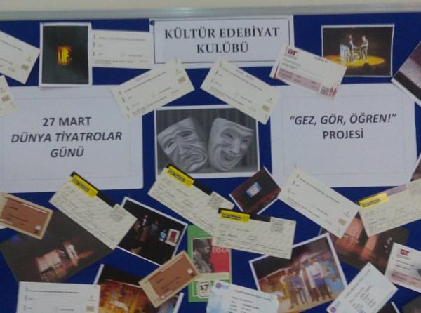 Okulumuzun Türk Dili ve Edebiyatı Zümresi Tarafından Hazırlanan 